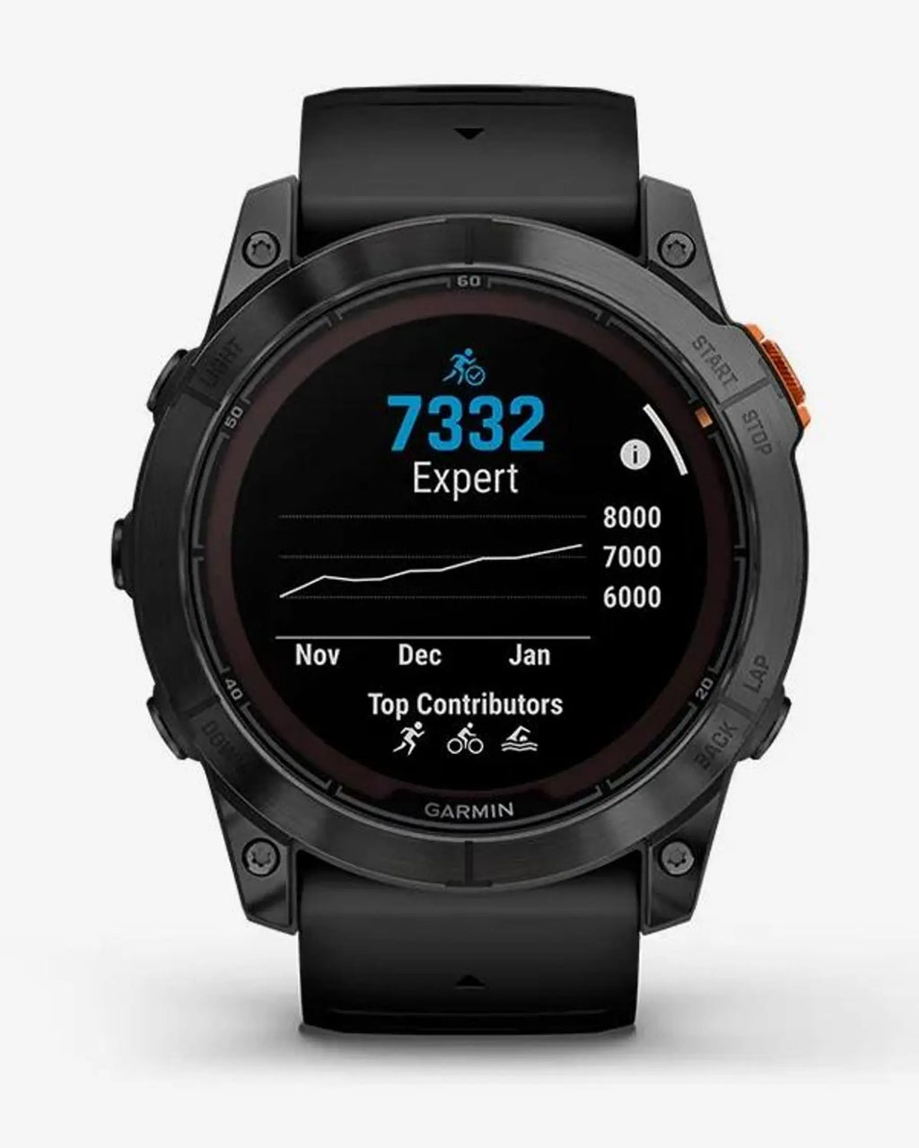 Garmin Fenix 7X Pro Solar Edition gris oscuro correa negro