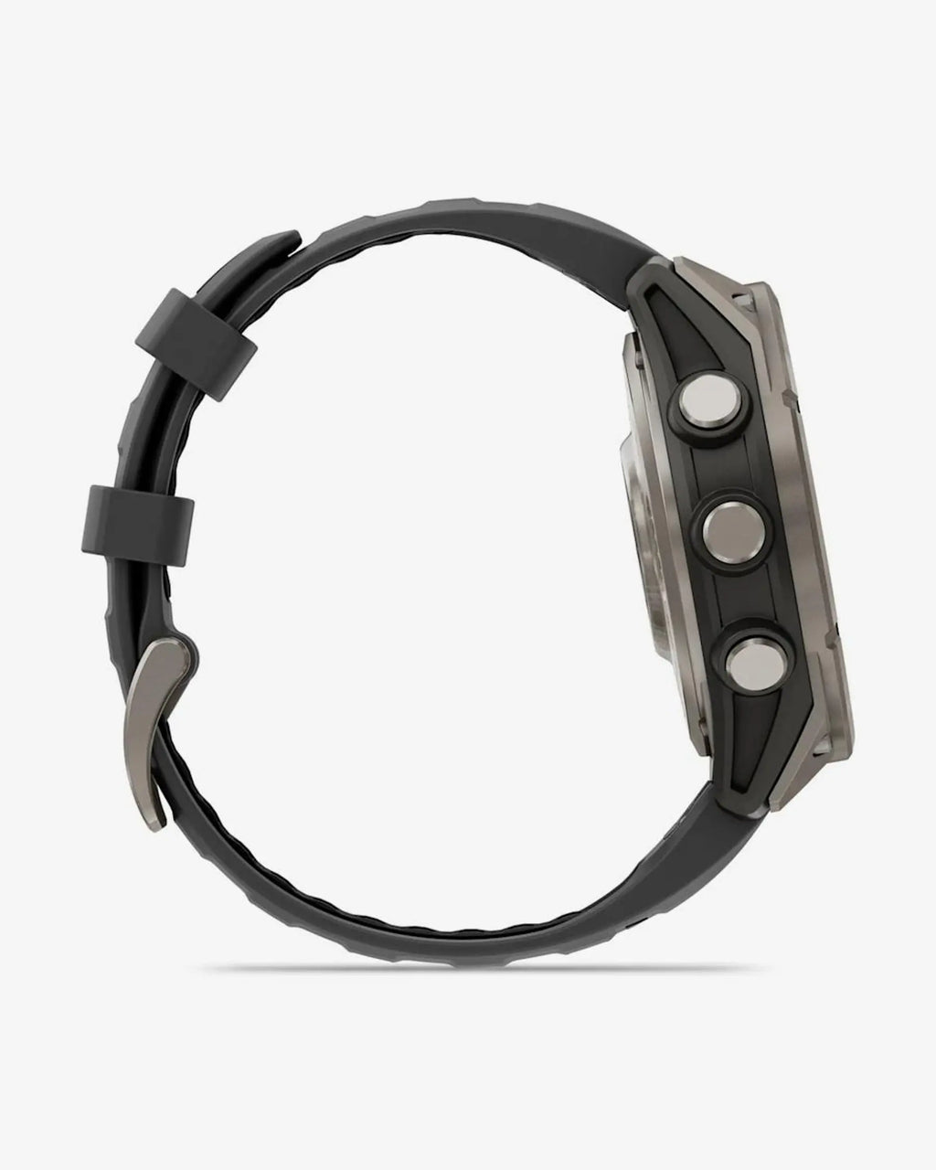 Garmin Fenix 8 Pro AMOLED Zafiro 47 mm Titanio gris plateado correa negro gris