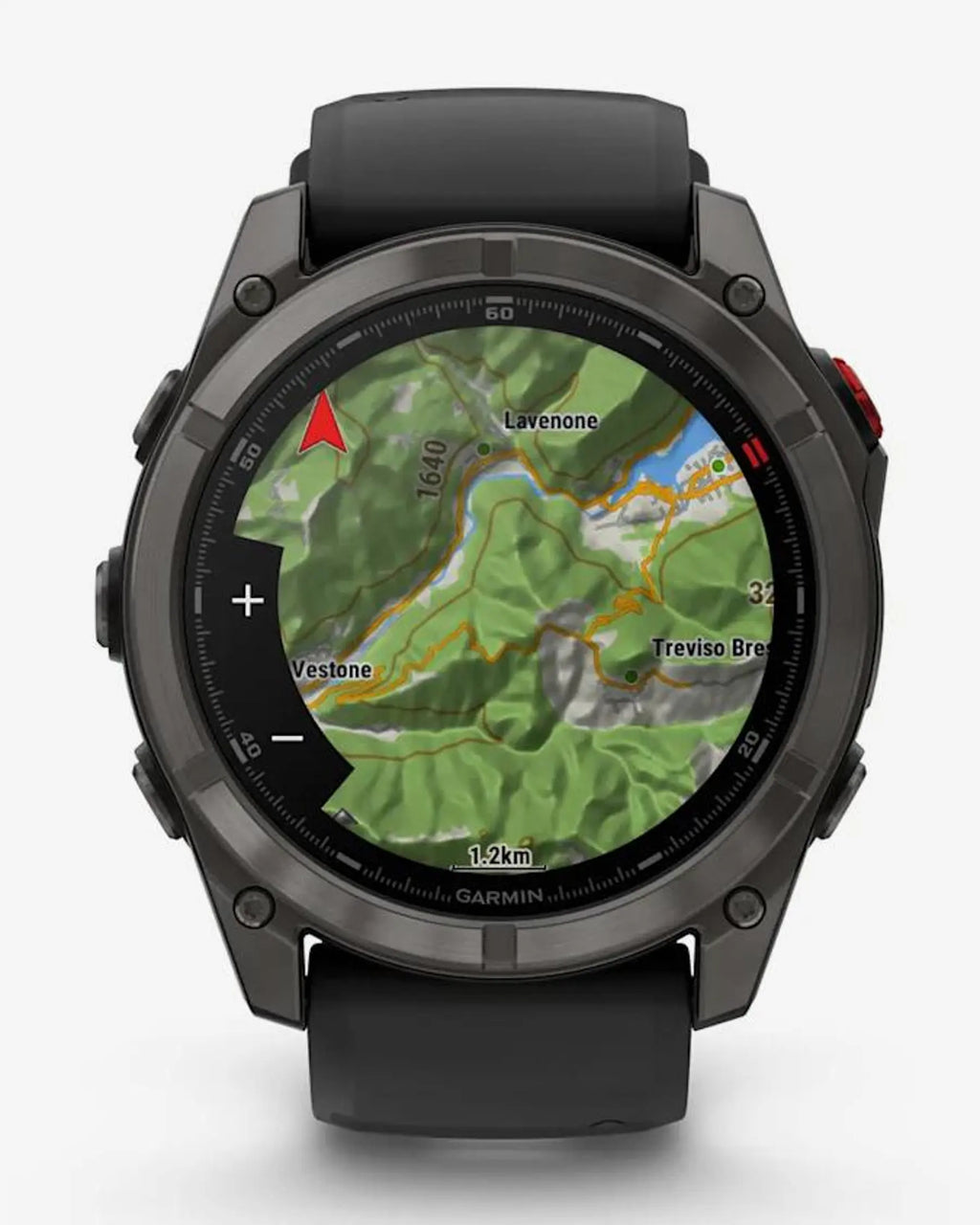 Garmin Fenix 8 Pro AMOLED Zafiro 51 mm Titanio gris carbón correa negro