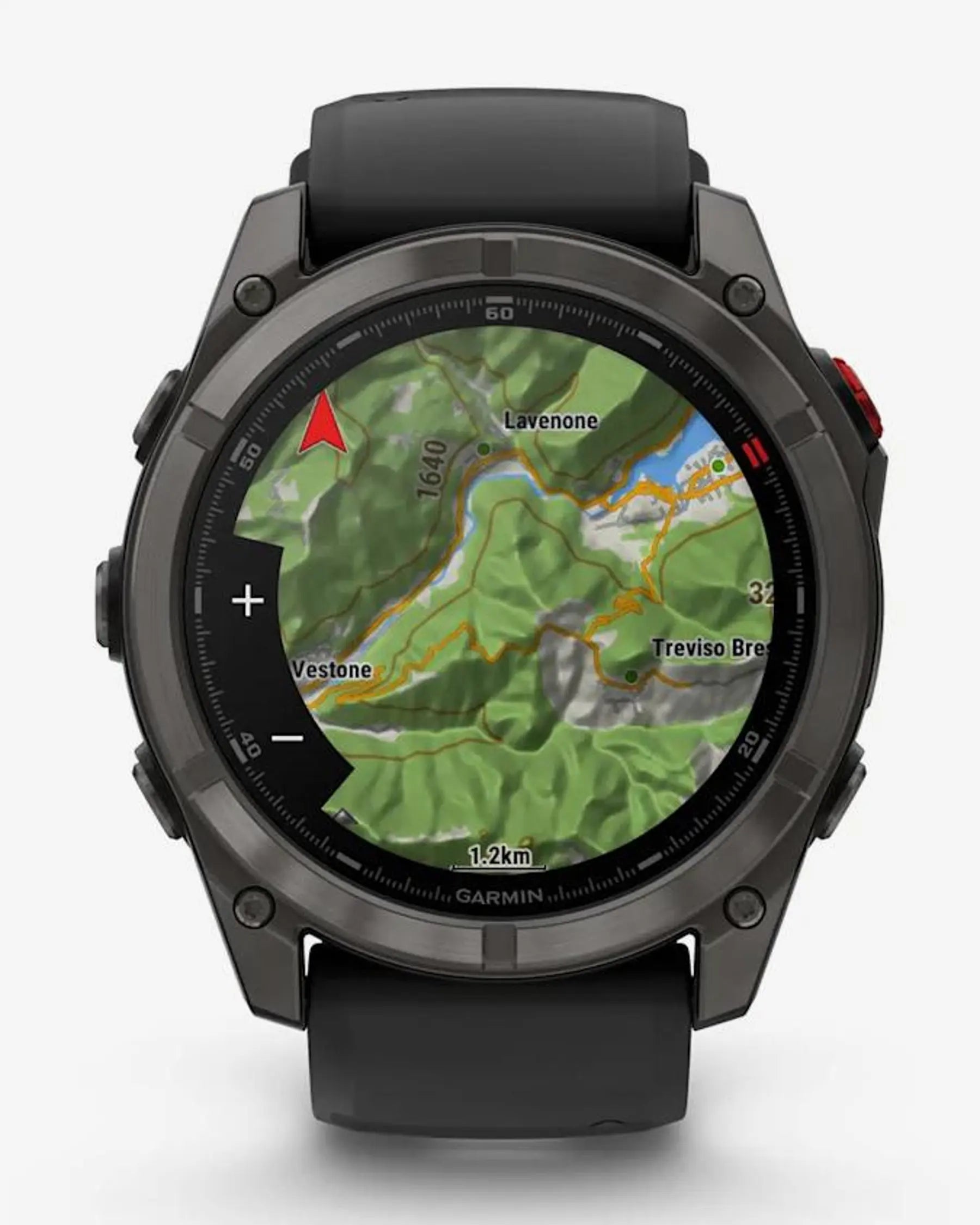 Garmin Fenix 8 Pro AMOLED Zafiro 51 mm Titanio gris carbón correa negro