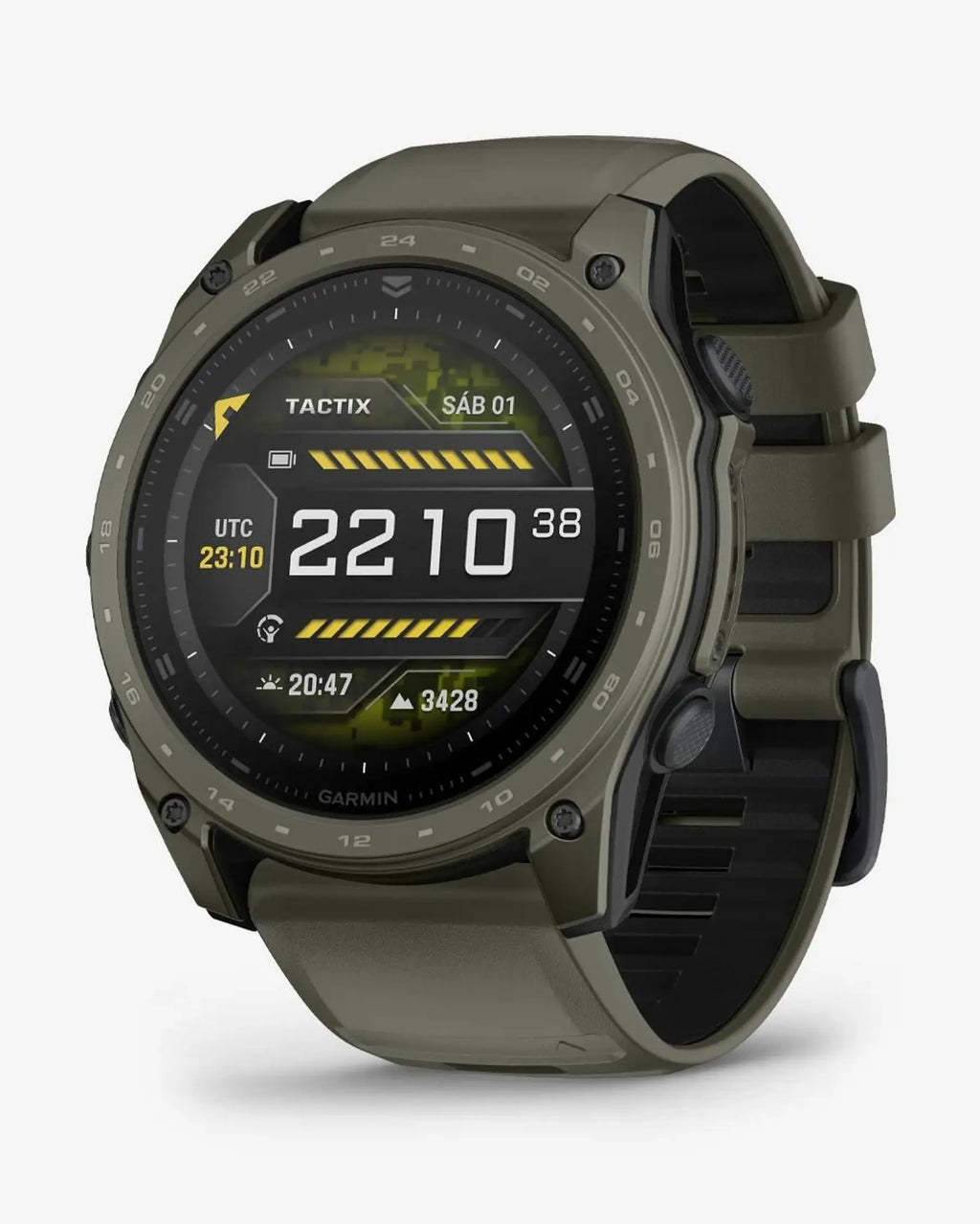 Garmin Tactix 8 AMOLED 51 mm Cerakote verde