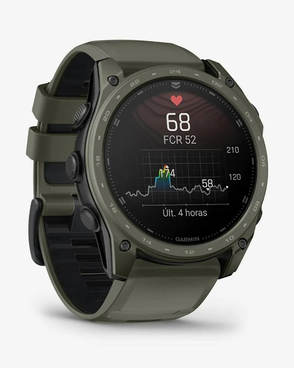 Garmin Tactix 8 AMOLED 51 mm Cerakote verde