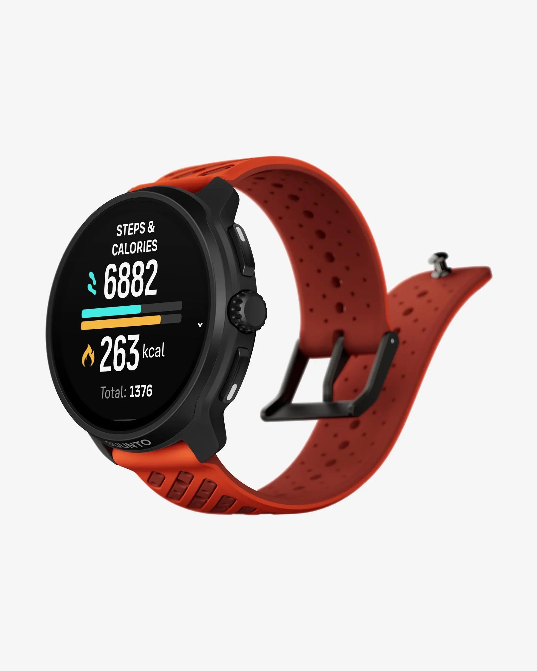 Suunto Race 2 Stainless Steel Coral Orange