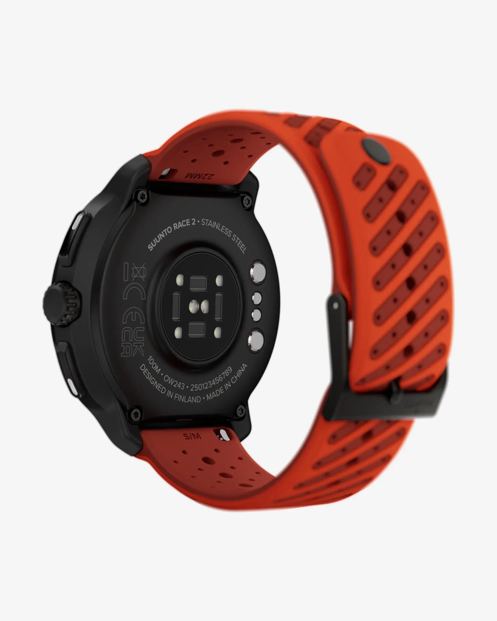 Suunto Race 2 Stainless Steel Coral Orange