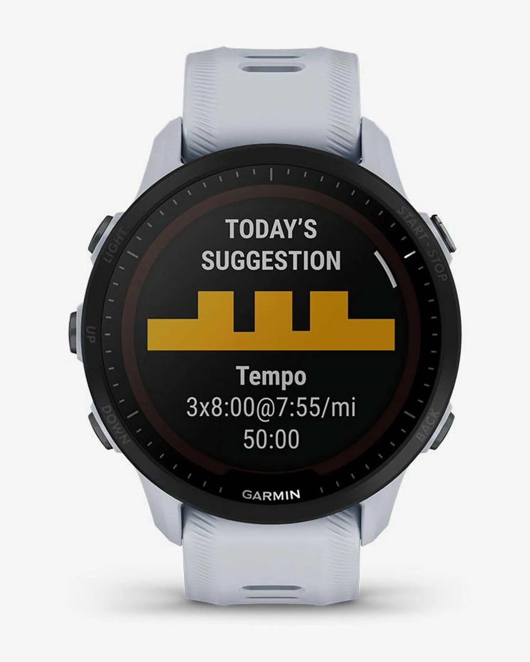 Garmin Forerunner 955 Solar blanco