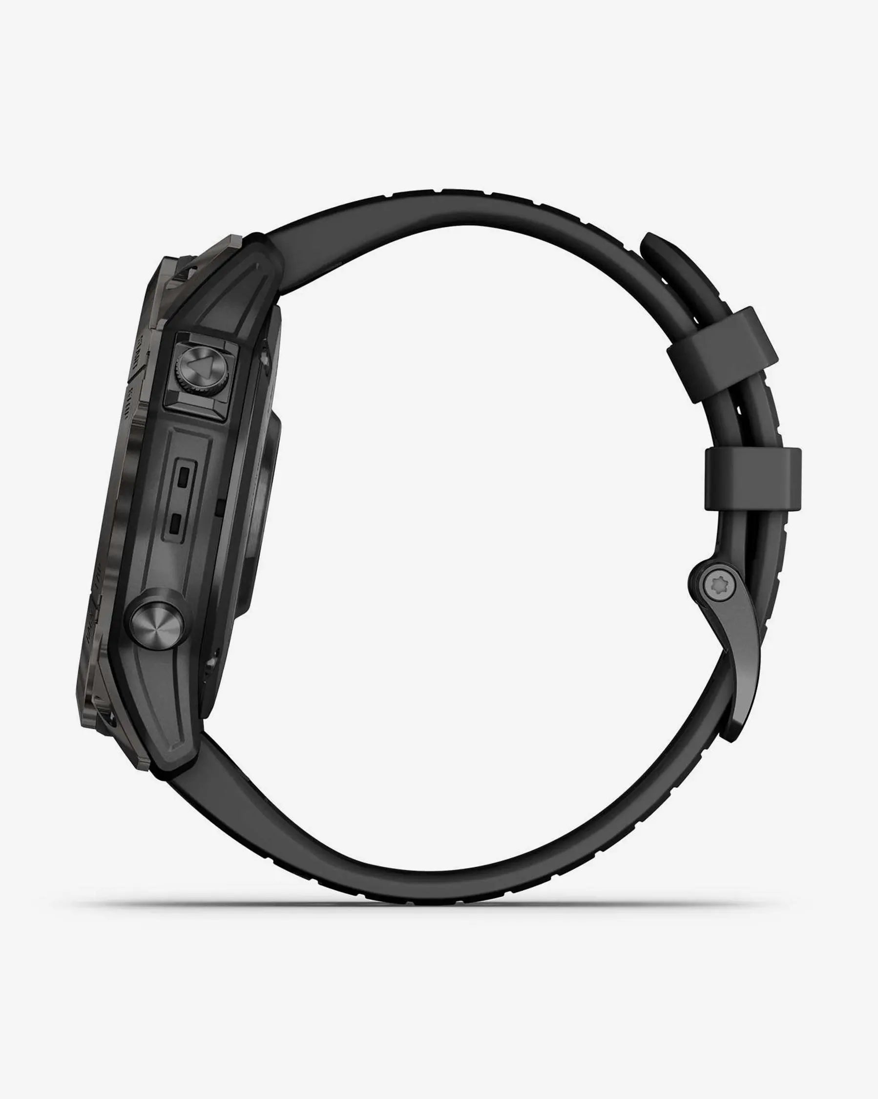 Garmin Fenix 7X Pro Zafiro Solar Titanio gris carbón correa negro