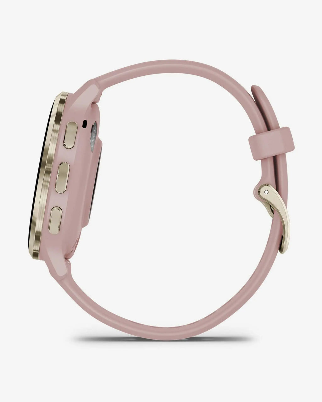 Garmin Venu 3S beige oro correa silicona rosa claro