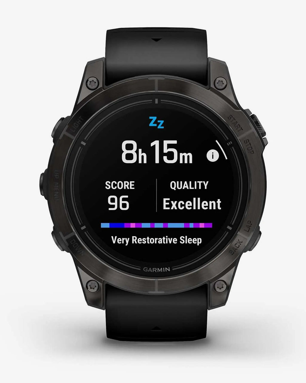 Garmin EPIX 2 PRO Zafiro 47 mm Titanio DLC gris carbón correa negro
