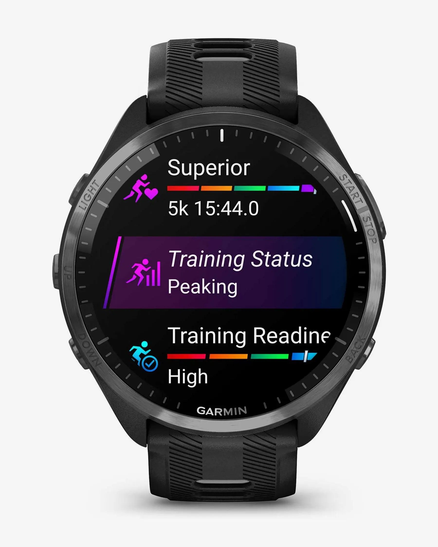 Garmin Forerunner 965 negro correa negro gris
