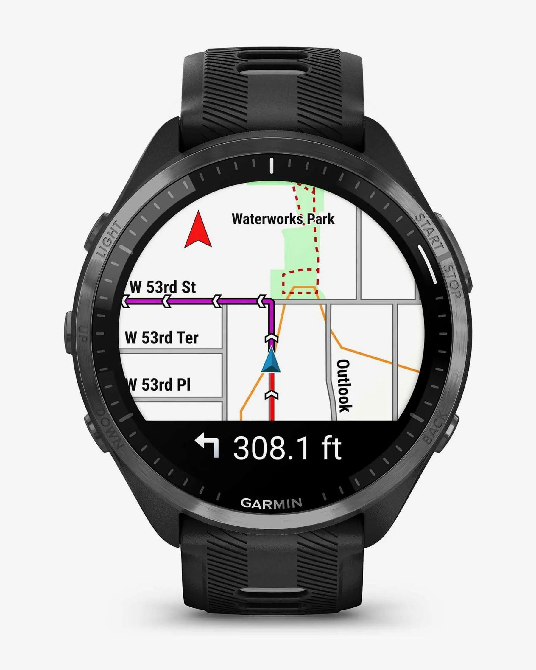 Garmin Forerunner 965 negro correa negro gris