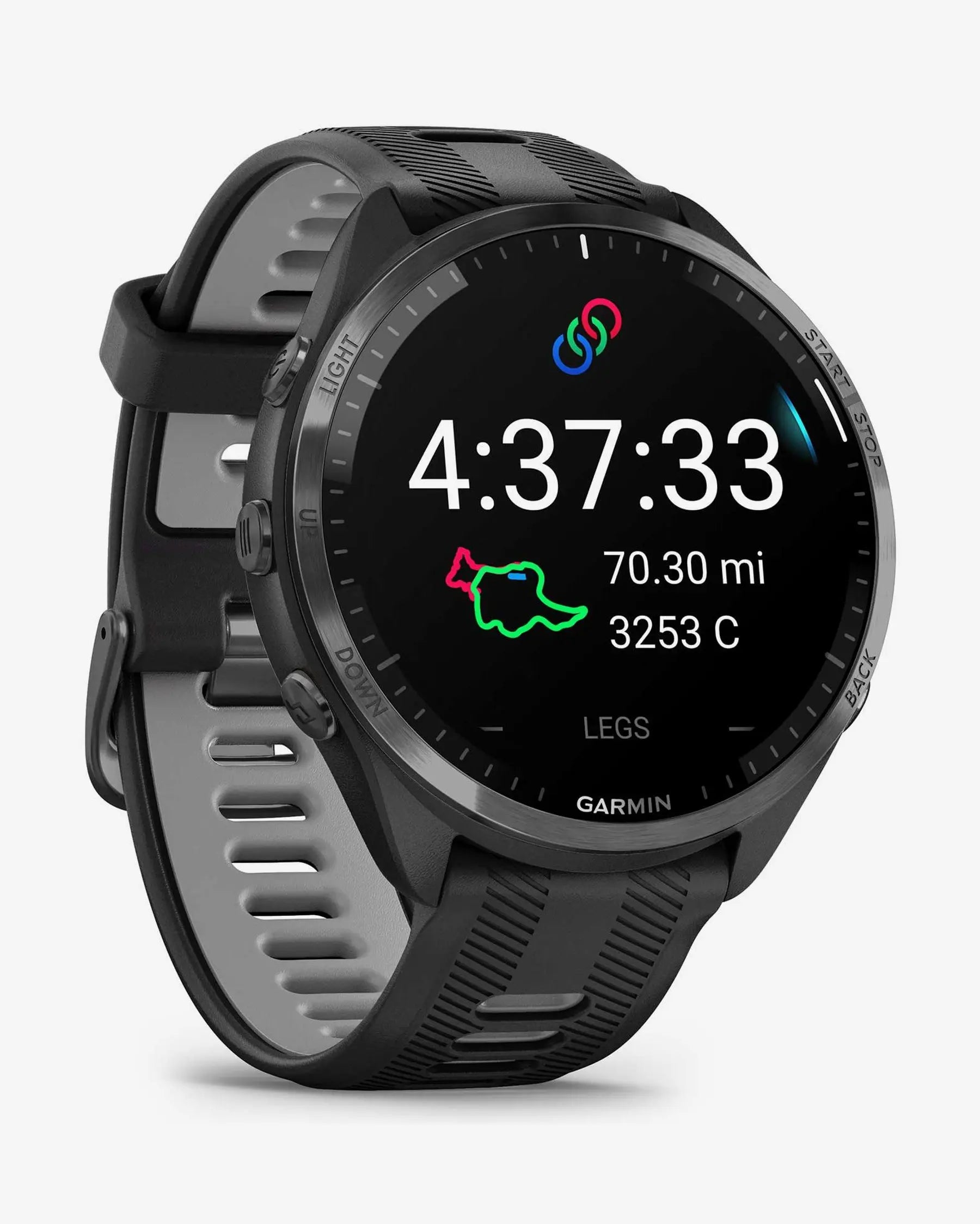 Garmin Forerunner 965 negro correa negro gris