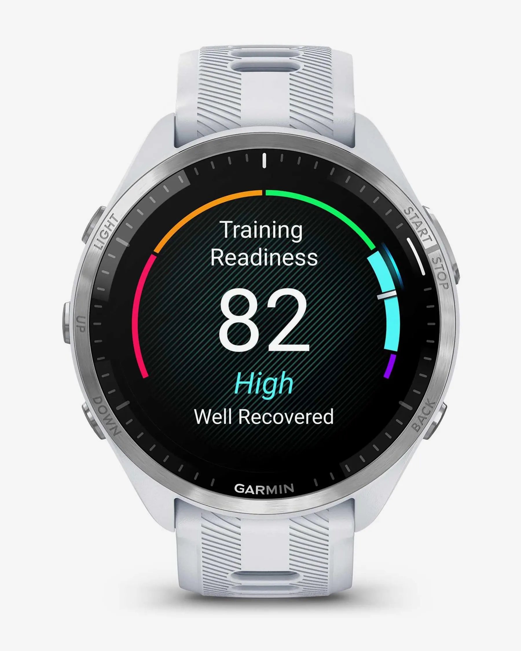 Garmin Forerunner 965 blanco correa blanco gris
