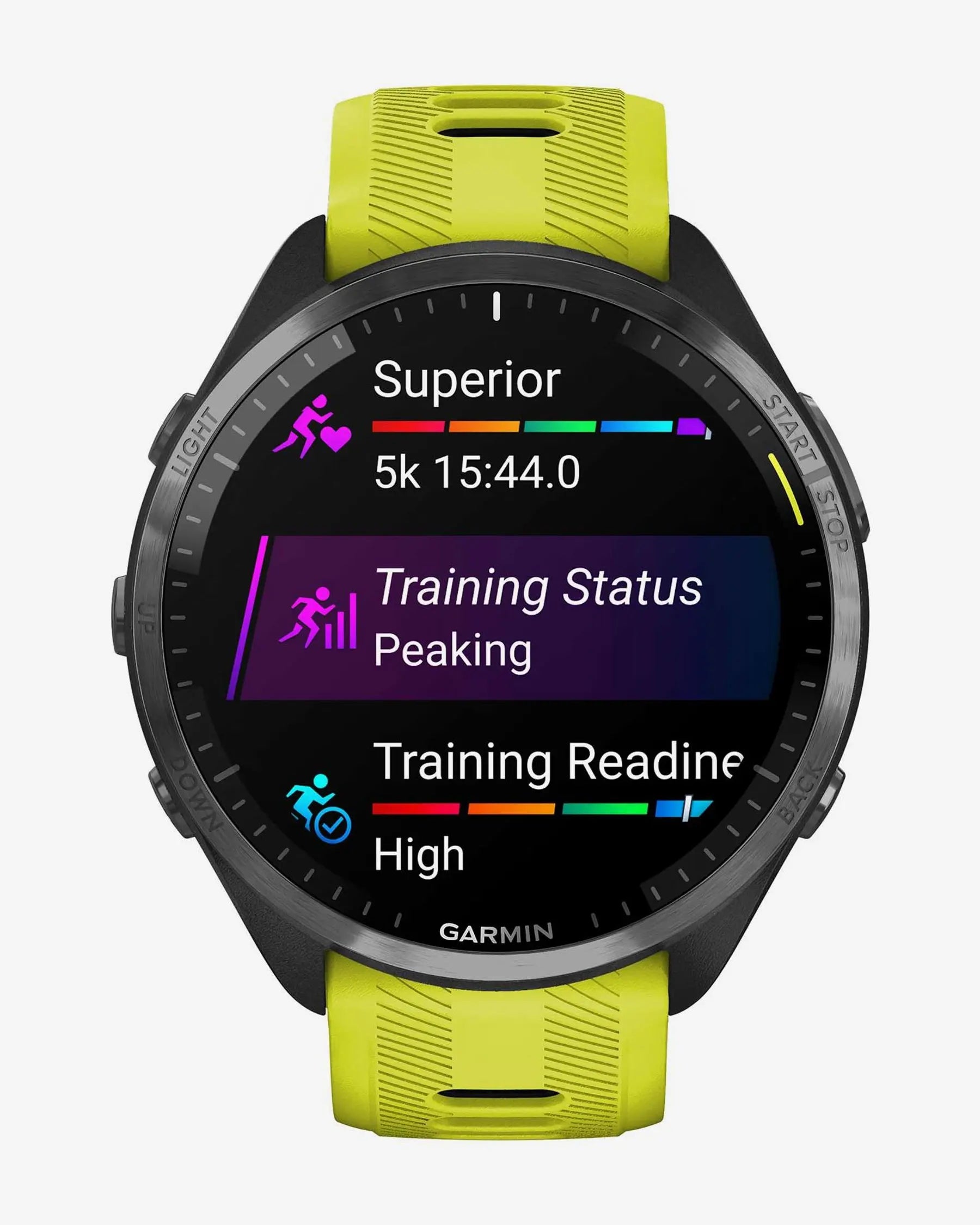 Garmin Forerunner 965 negro correa amarillo negro