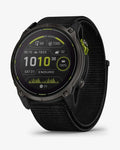 Garmin Enduro 3 Zafiro Solar 51 mm Titanio gris carbón correa negro