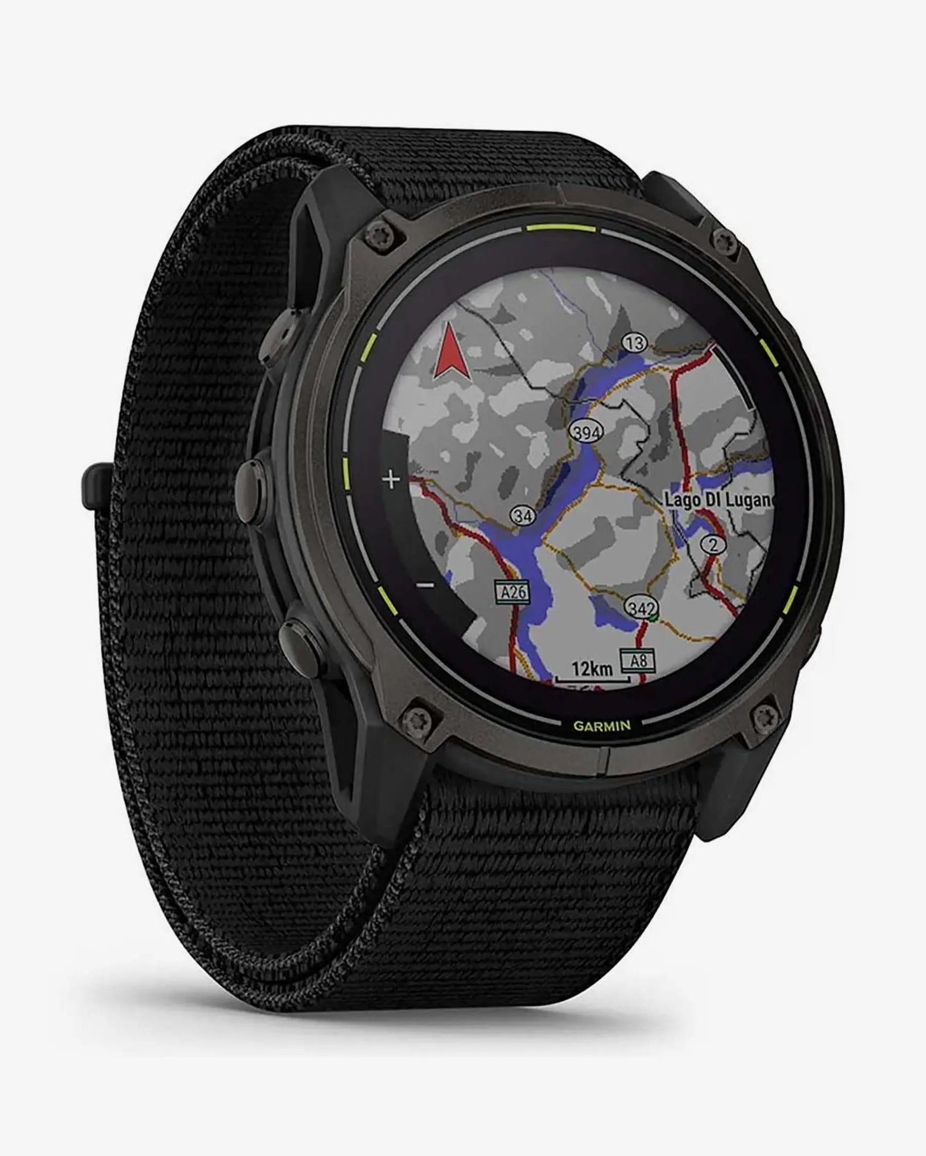 Garmin Enduro 3 Zafiro Solar 51 mm Titanio gris carbón correa negro