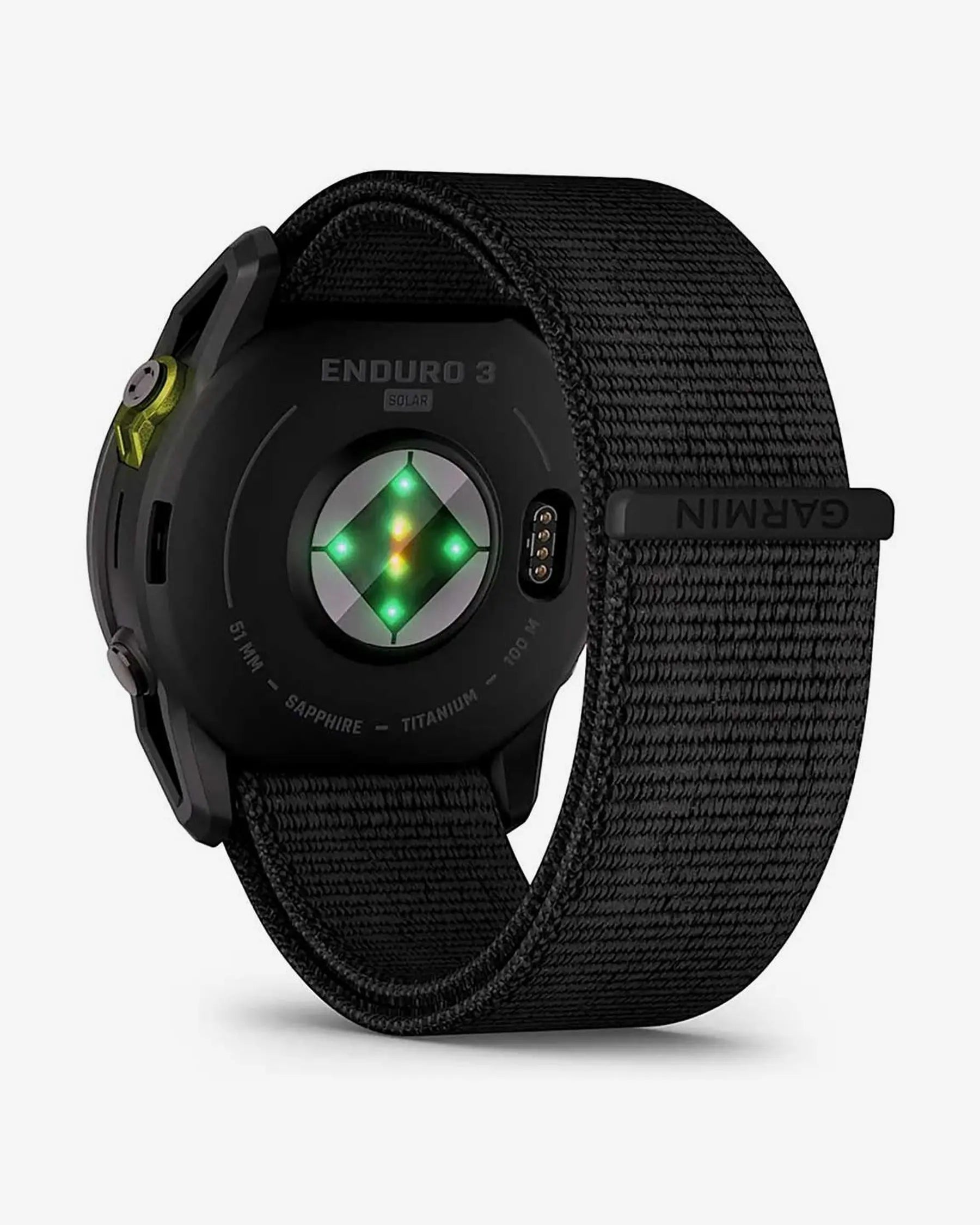 Garmin Enduro 3 Zafiro Solar 51 mm Titanio gris carbón correa negro