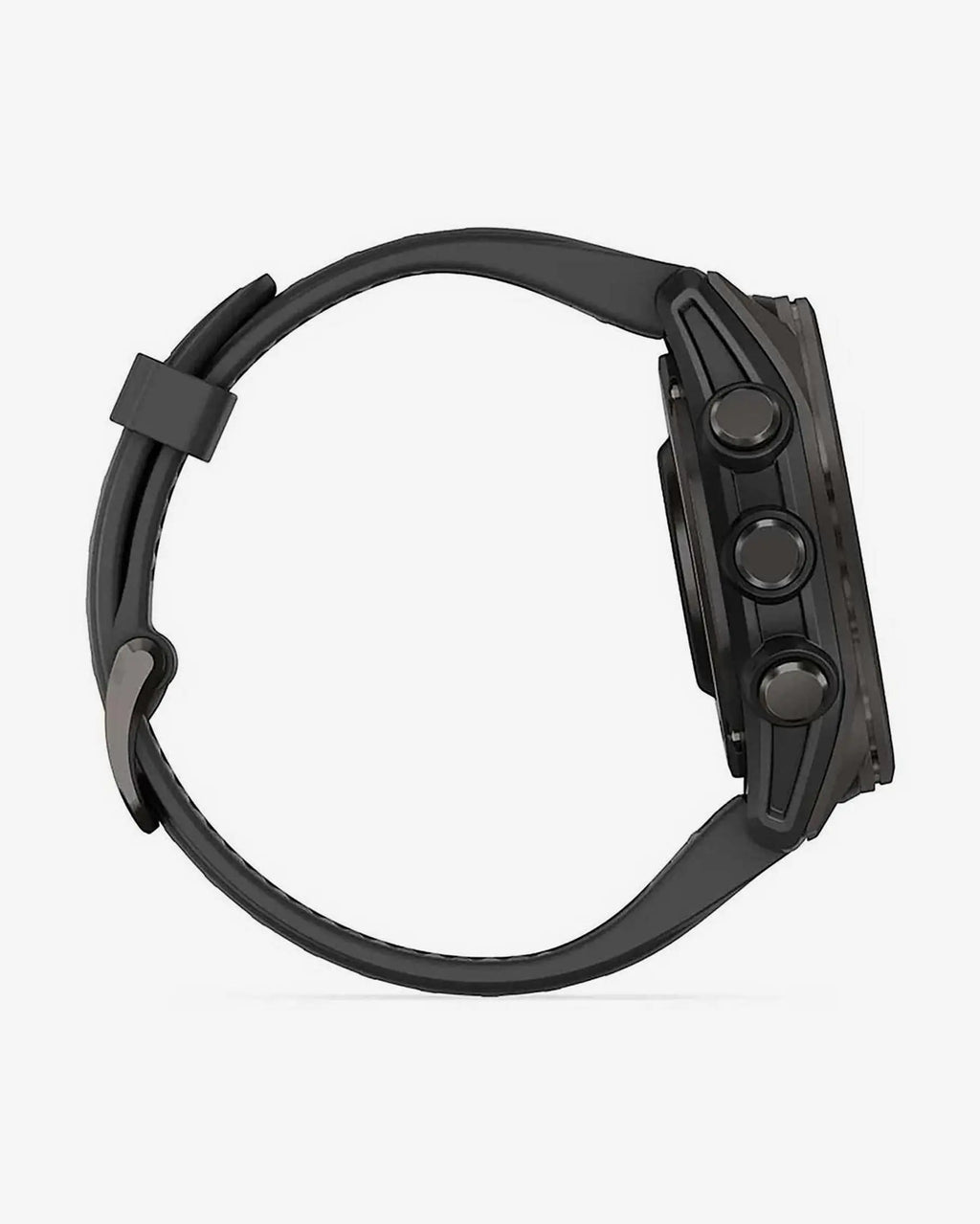 Garmin Fenix 8 AMOLED Zafiro 43 mm Titanio gris carbón correa negro