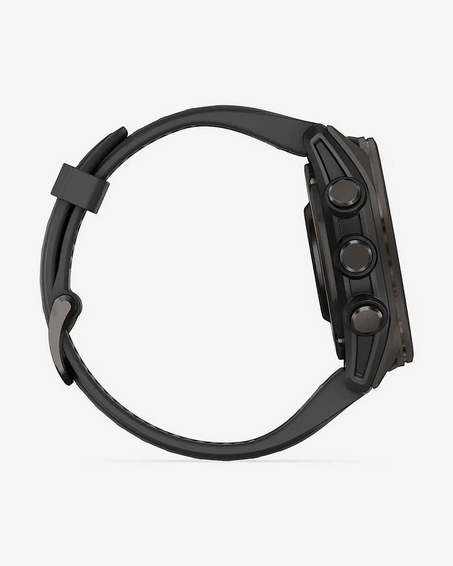 Garmin Fenix 8 AMOLED Zafiro 43 mm Titanio gris carbón correa negro