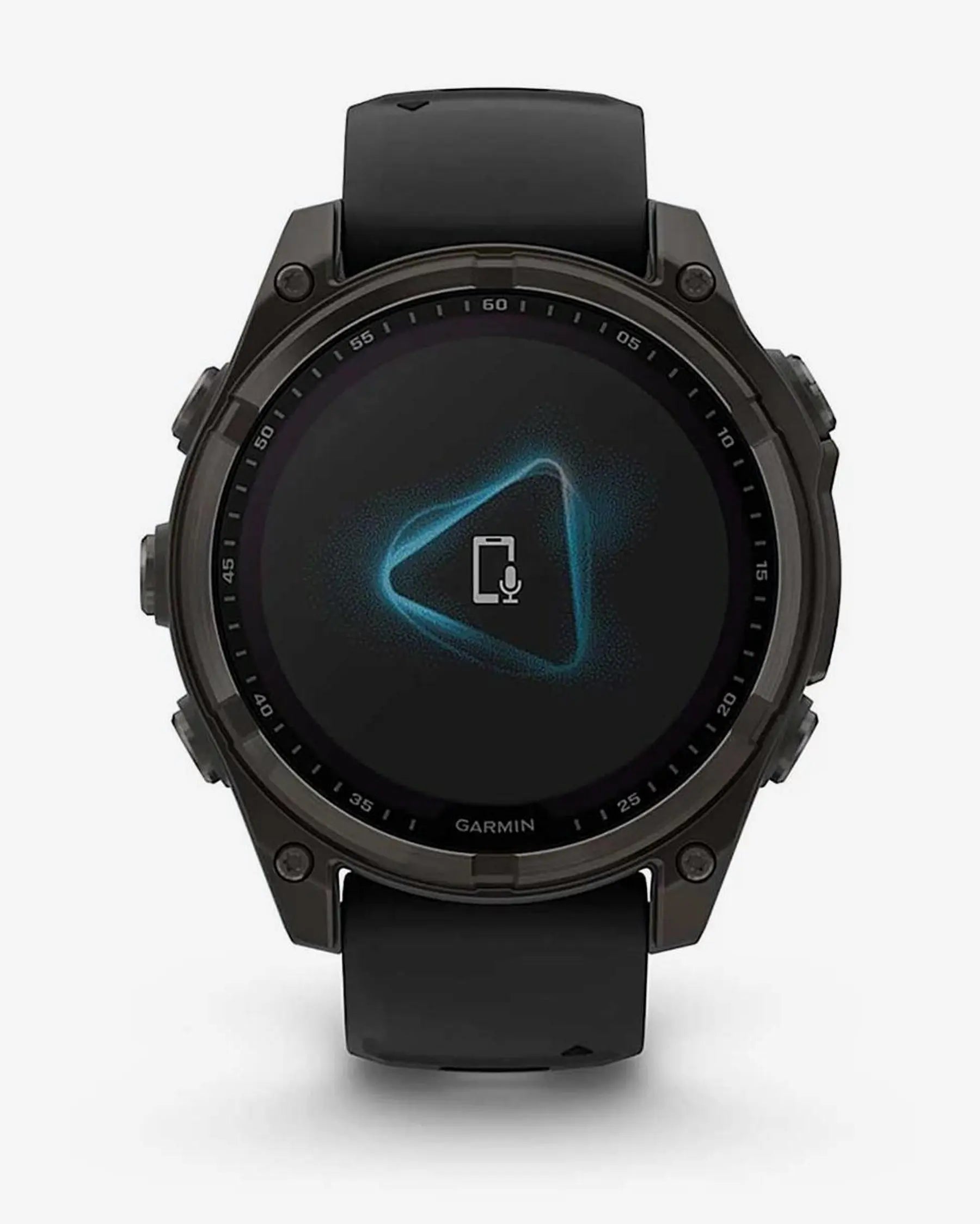 Garmin Fenix 8 Zafiro Solar 47 mm Titanio gris carbón correa negro