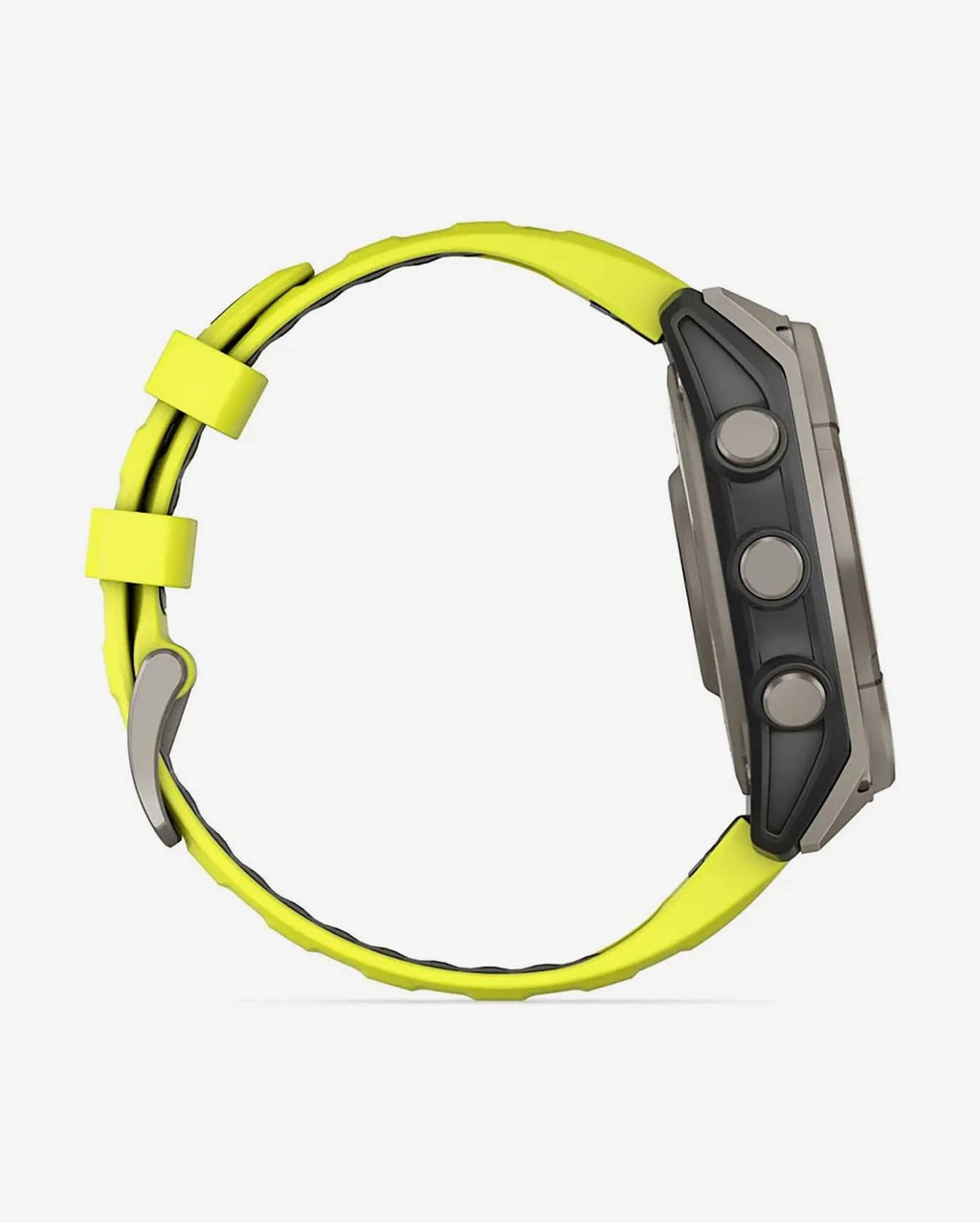 Garmin Fenix 8 Zafiro Solar 47 mm Titanio gris correa amarillo