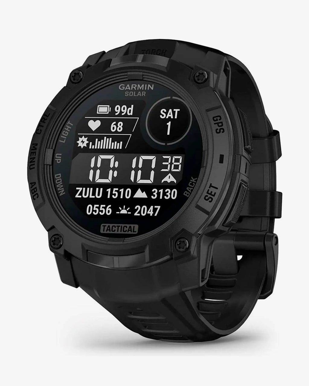 Garmin Instinct 3 Solar 50 mm Tactical Edition negro correa negro