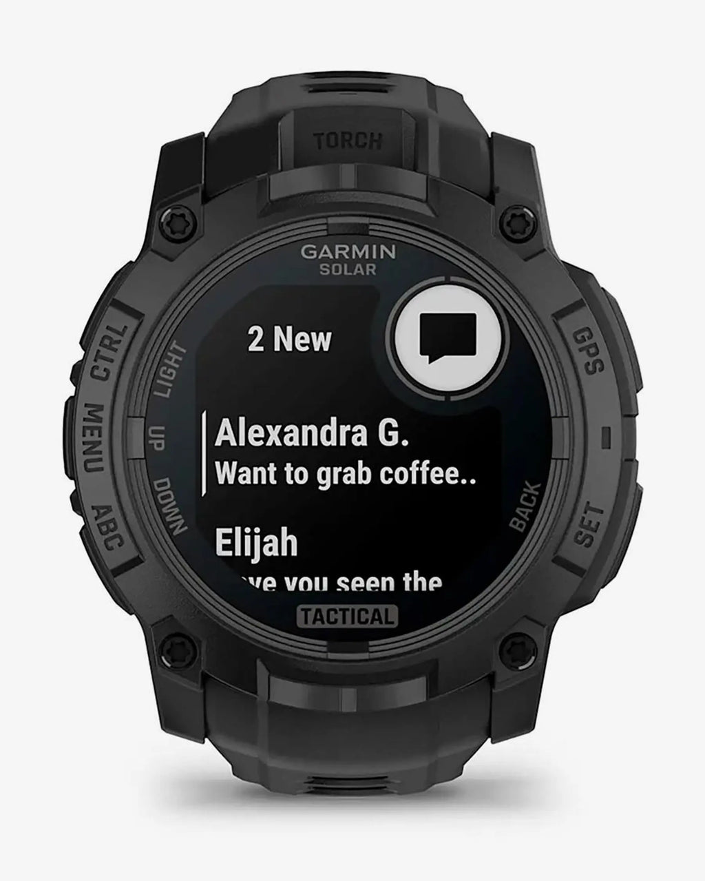 Garmin Instinct 3 Solar 50 mm Tactical Edition negro correa negro
