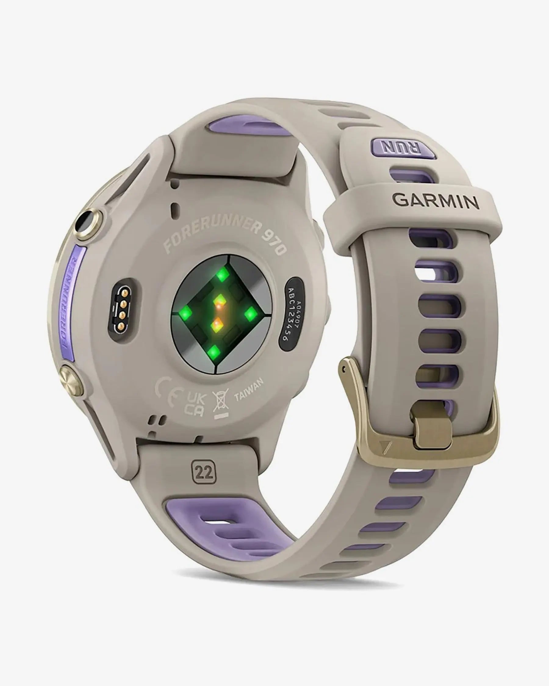 Garmin Forerunner 970  gris correa gris lila