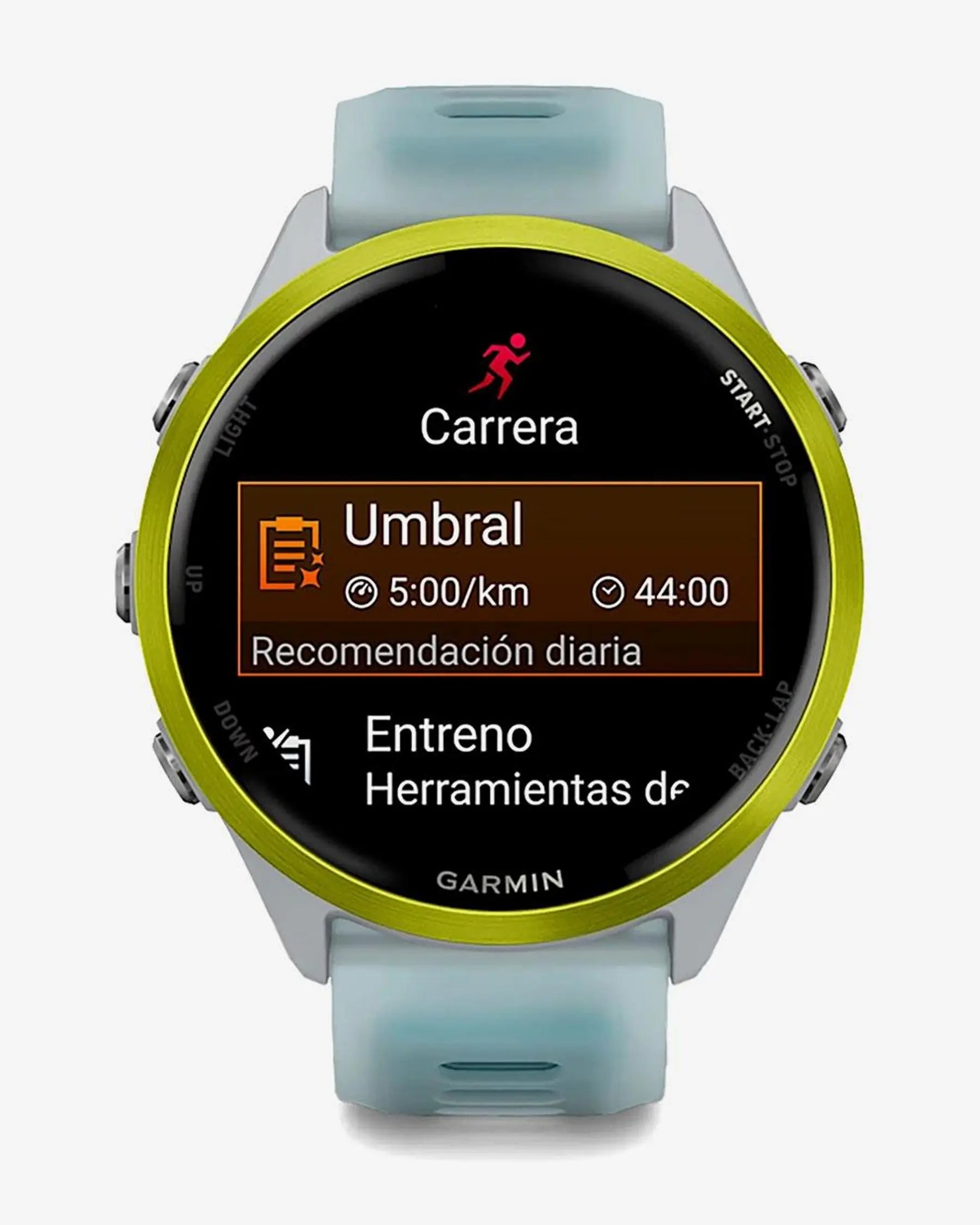 Garmin Forerunner 570 - 47 mm amarillo correa azul blanco
