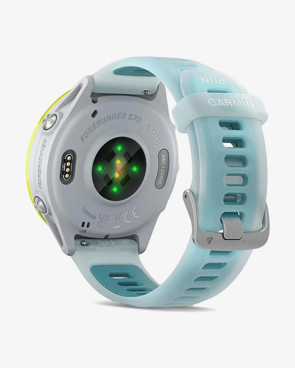 Garmin Forerunner 570 - 47 mm amarillo correa azul blanco