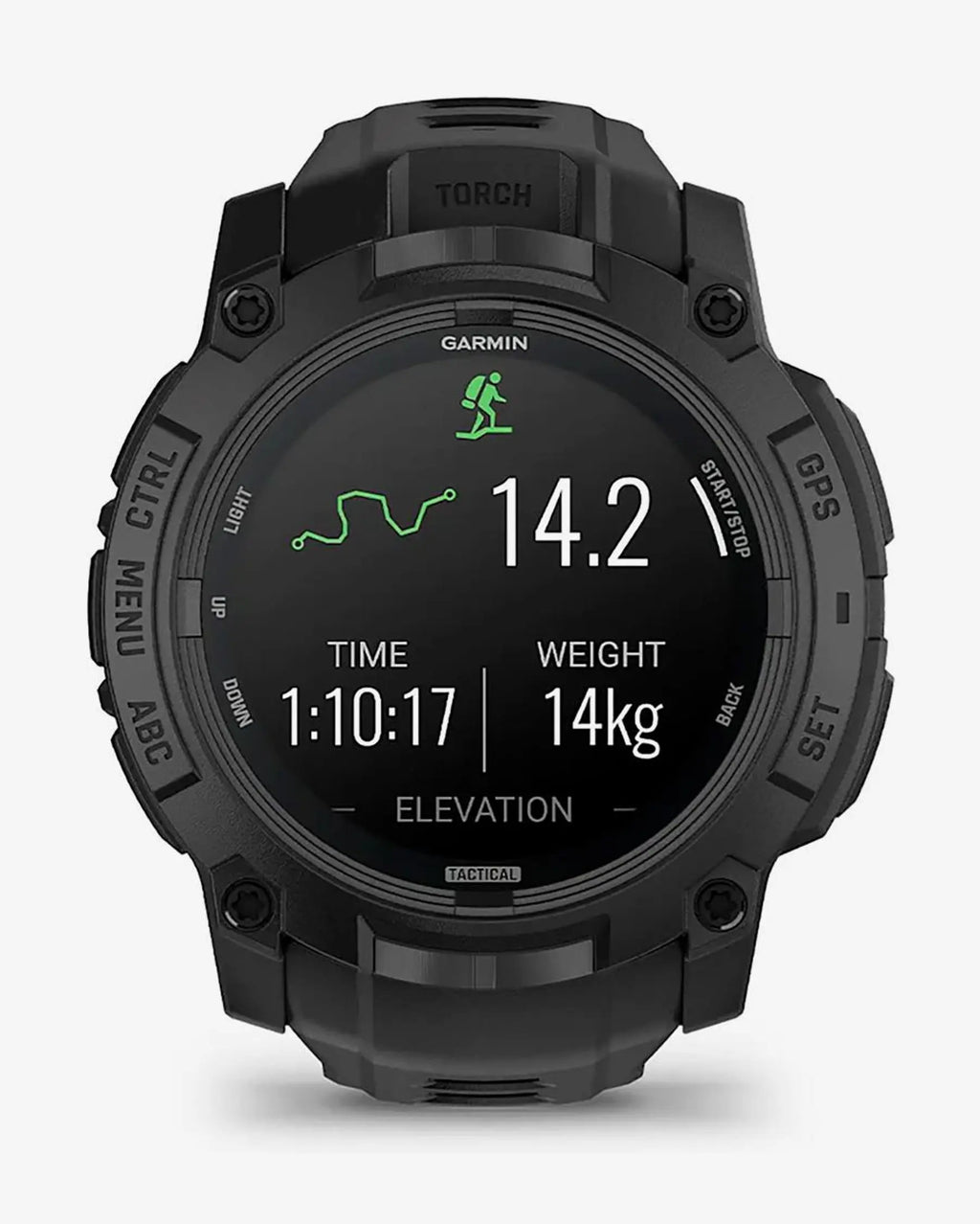 Garmin Instinct 3 AMOLED 50 mm Tactical Edition negro correa negro