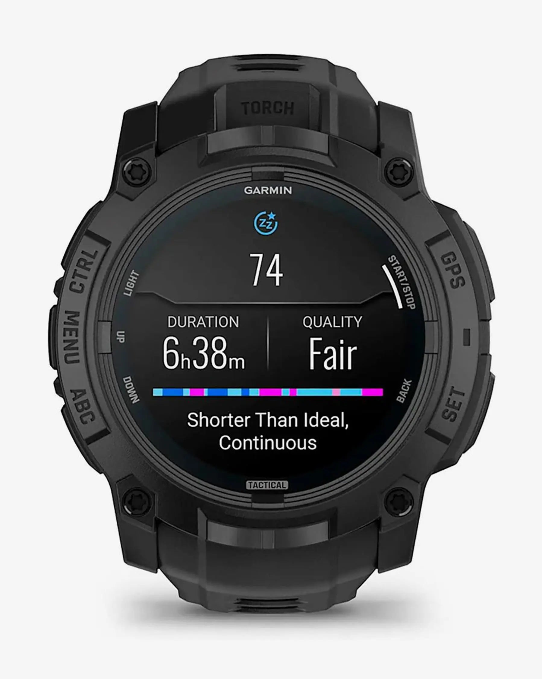 Garmin Instinct 3 AMOLED 50 mm Tactical Edition negro correa negro