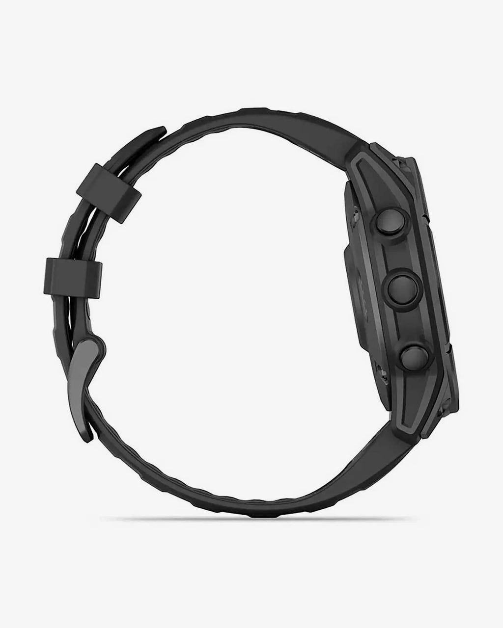 Garmin Fenix E Stainless Steel 47 mm gris pizarra correa negro
