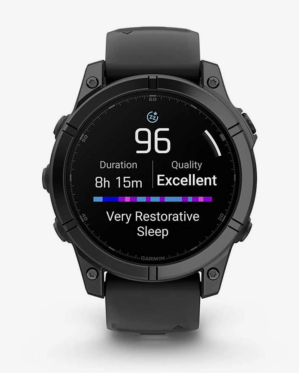 Garmin Fenix E Stainless Steel 47 mm gris pizarra correa negro