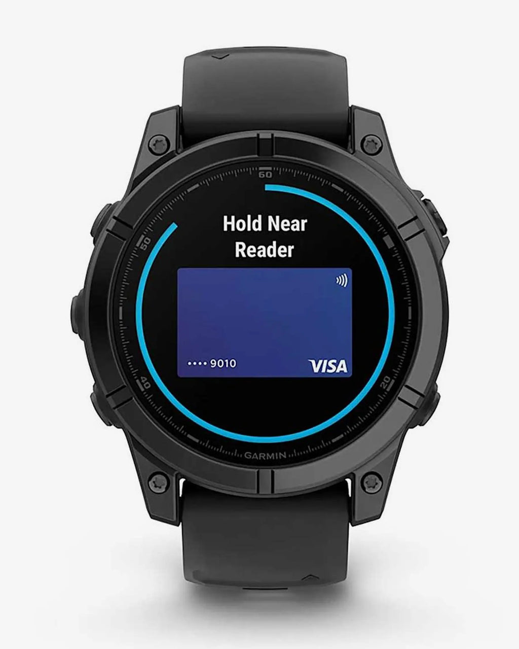 Garmin Fenix E Stainless Steel 47 mm gris pizarra correa negro
